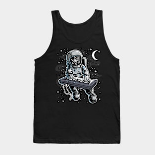 Astronaut Organ Cosmos ATOM Coin To The Moon Crypto Token Cryptocurrency Blockchain Wallet Birthday Gift For Men Women Kids Tank Top